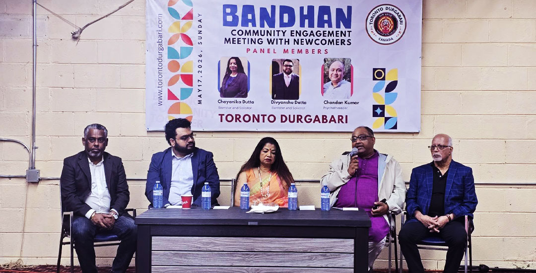 Toronto Durgabari Welcomes Devotees for Grand Durga Puja Celebration